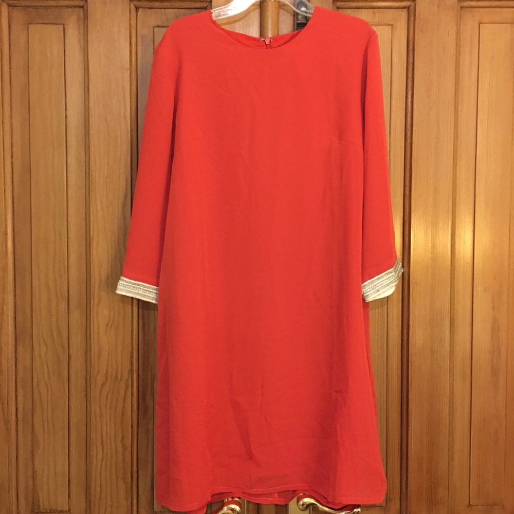 MM Couture red loose dress
